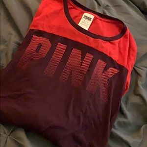 Pink Victoria’s Secret long sleeve shirt